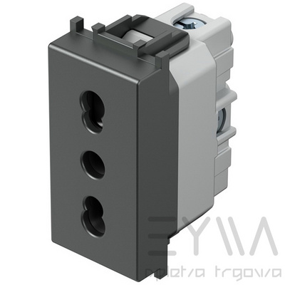 BPresa 2P+T 16A Antracite